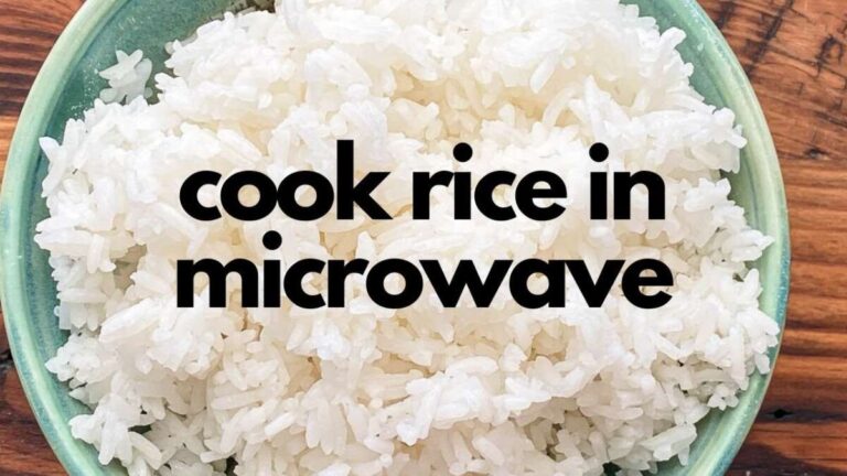 How To Prepare Rice In Microwave