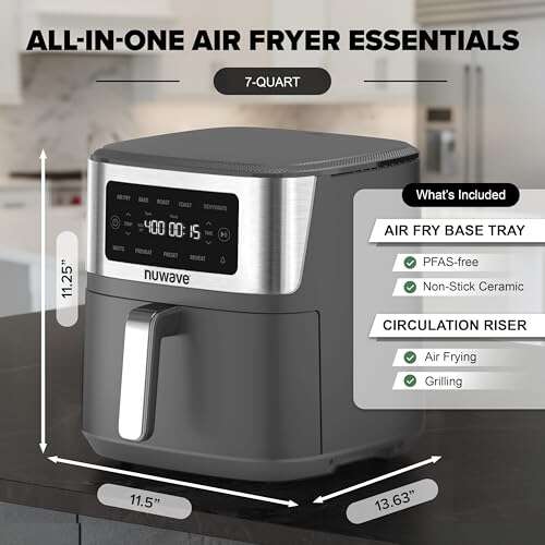Nuwave Brio Plus 6-In-1 7-Qt Air Fryer Review