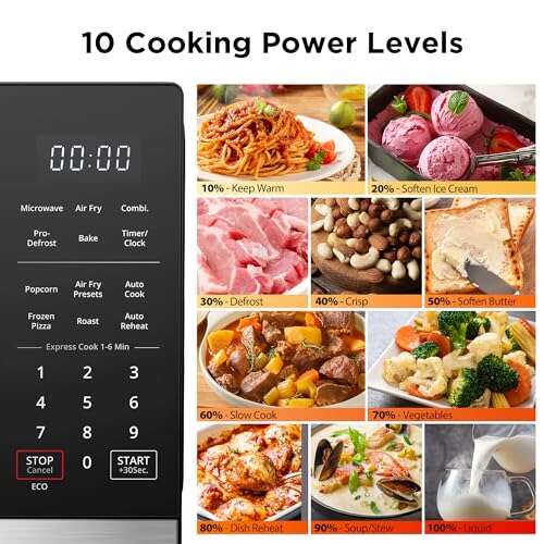 BLACK+DECKER ES9P032NA Air Fry Microwave