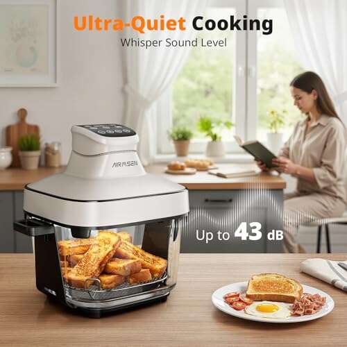 Airmsen 6.3 Qt Glass Air Fryer Review