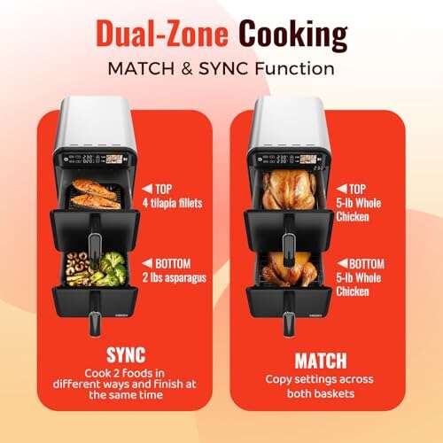 WETIE 11.6QT Dual Basket Air Fryer Oven Review