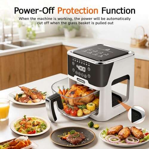 Aojimyca 6.0QT Glass Non Toxic AirFryer Review