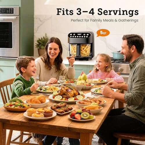 Kismile 5QT Glass Air Fryer Review