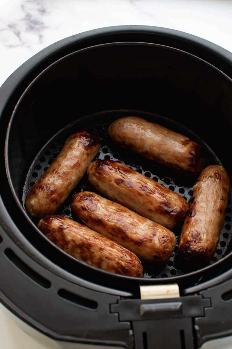 How Long To Cook Sausages In Air Fryer