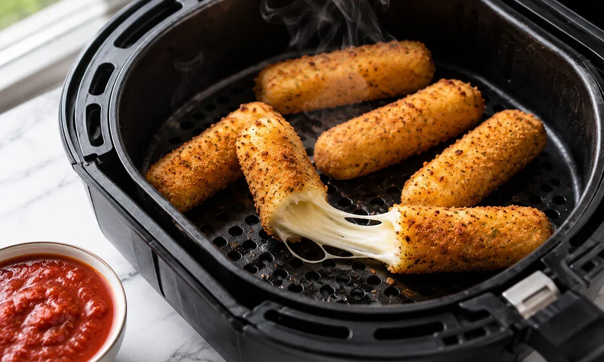 How Long To Put Frozen Mozzarella Sticks In Air Fryer