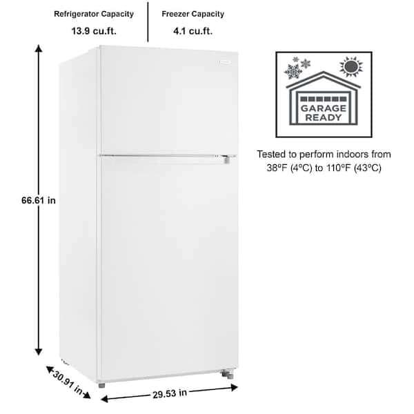 How Tall Is 18 Cubic Feet Refrigerator