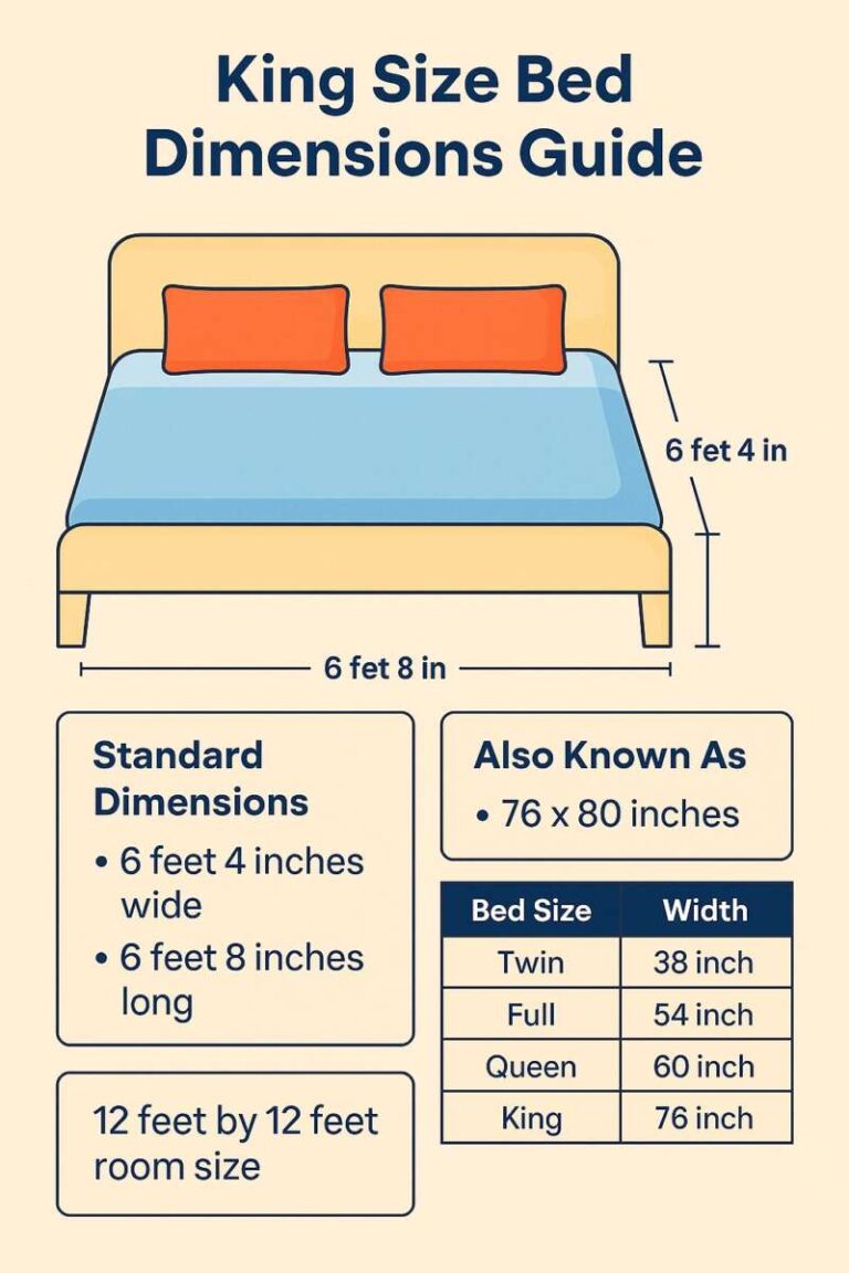 What Is The Size Of A King Mattress In Inches