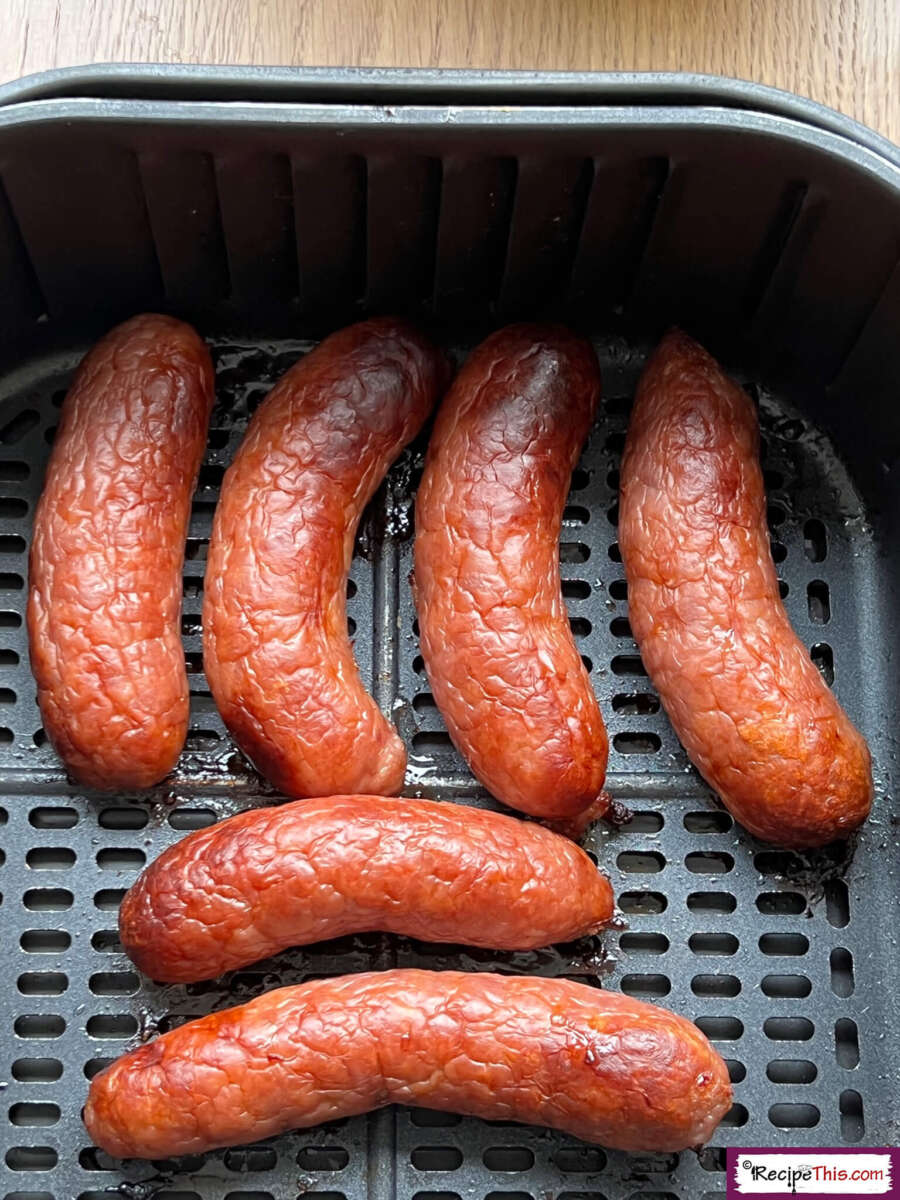 How Long To Cook Frozen Sausage In Air Fryer