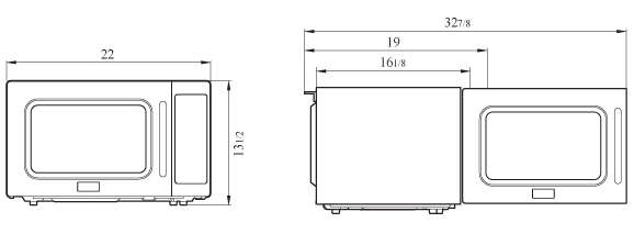 How To Calculate Cubic Feet Of Microwave